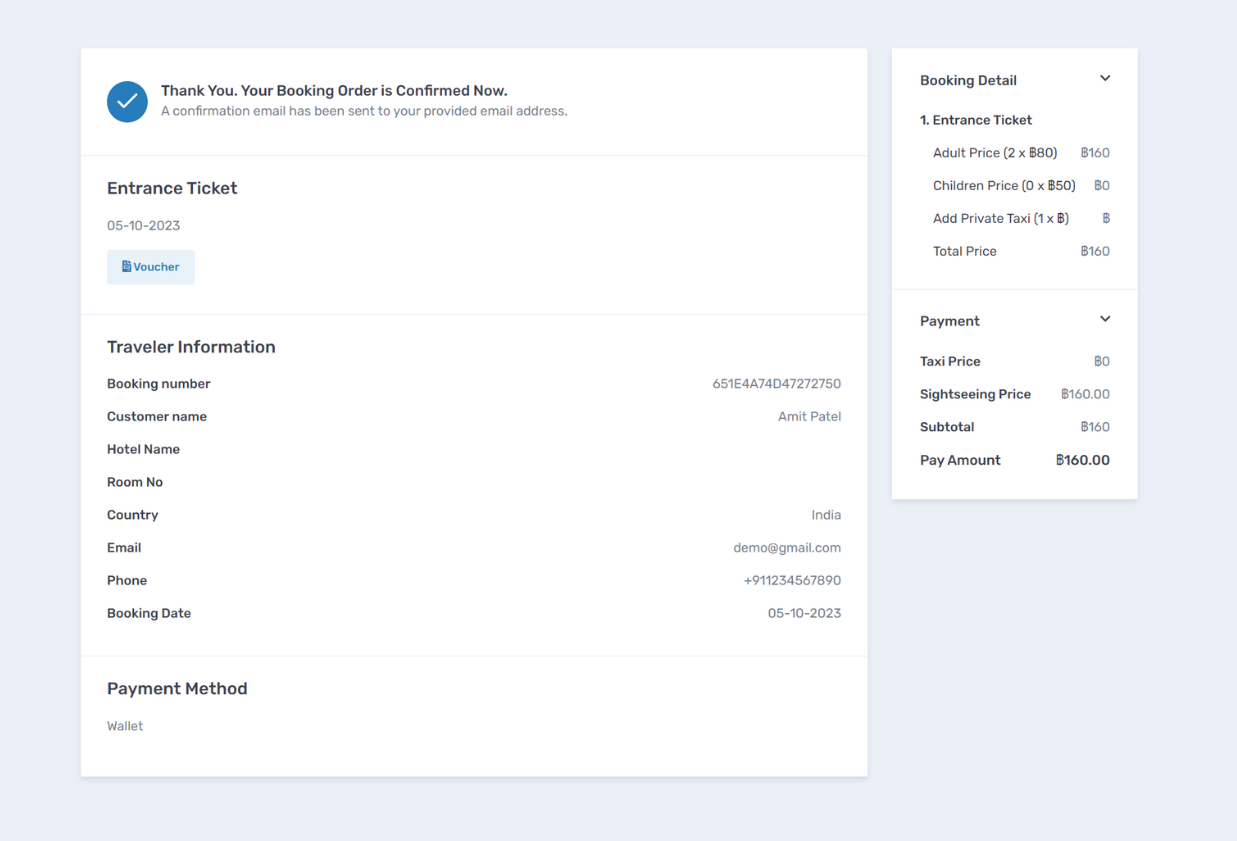 Confirm Your Booking Image
